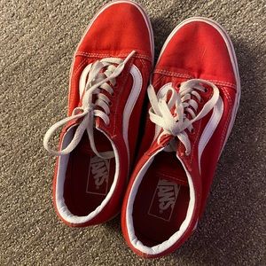 Vans old skool red